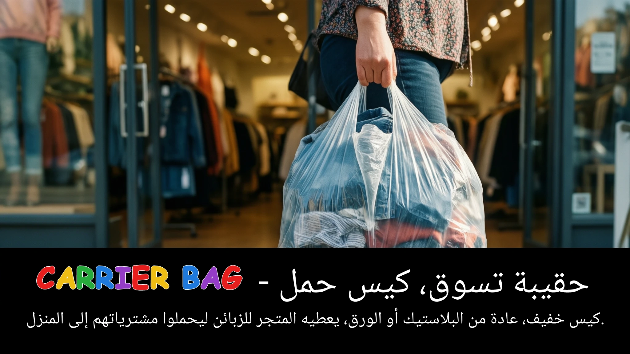 Arabic Illustration for carrier bag